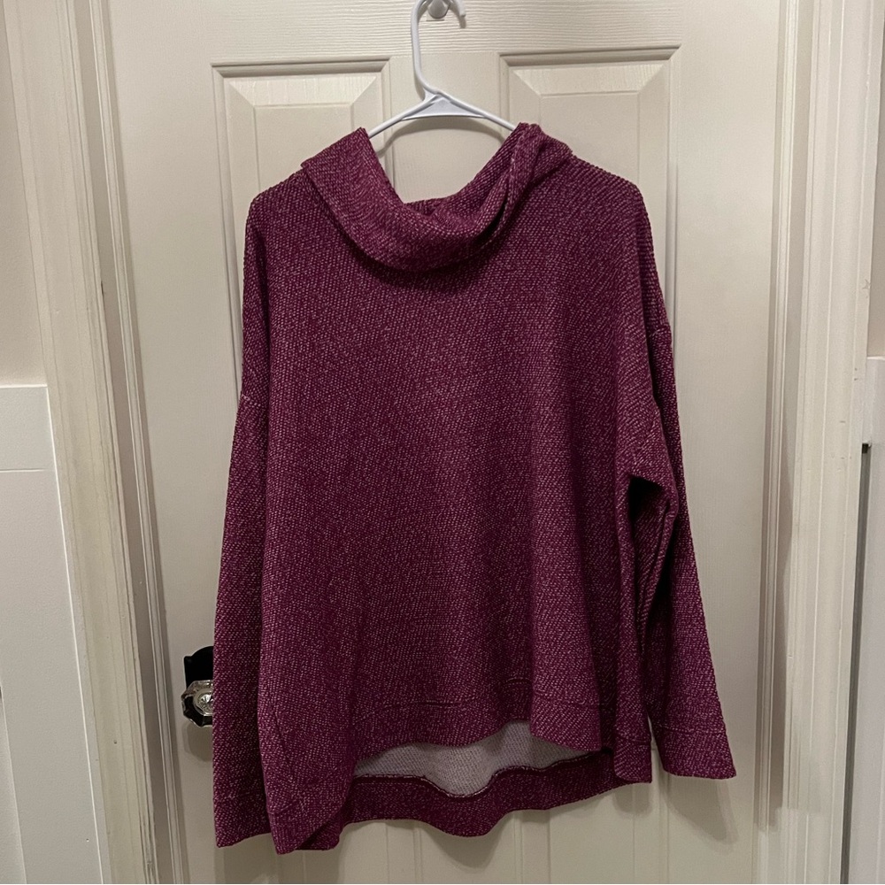 Lands End sweater with cowl neck. New without tags.